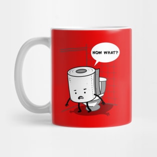 Funny Cute Kawaii Toilet Paper Humor Comedy Mug